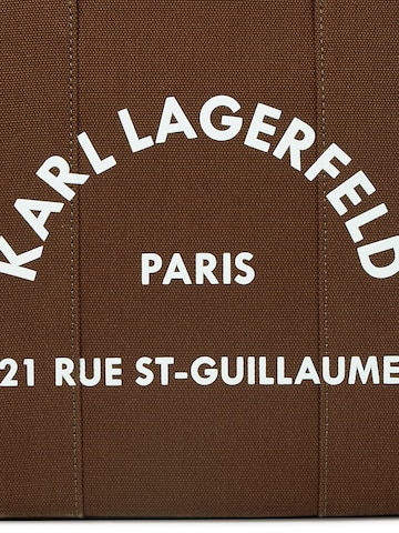 Karl Lagerfeld Torba shopper w kolorze brązowy