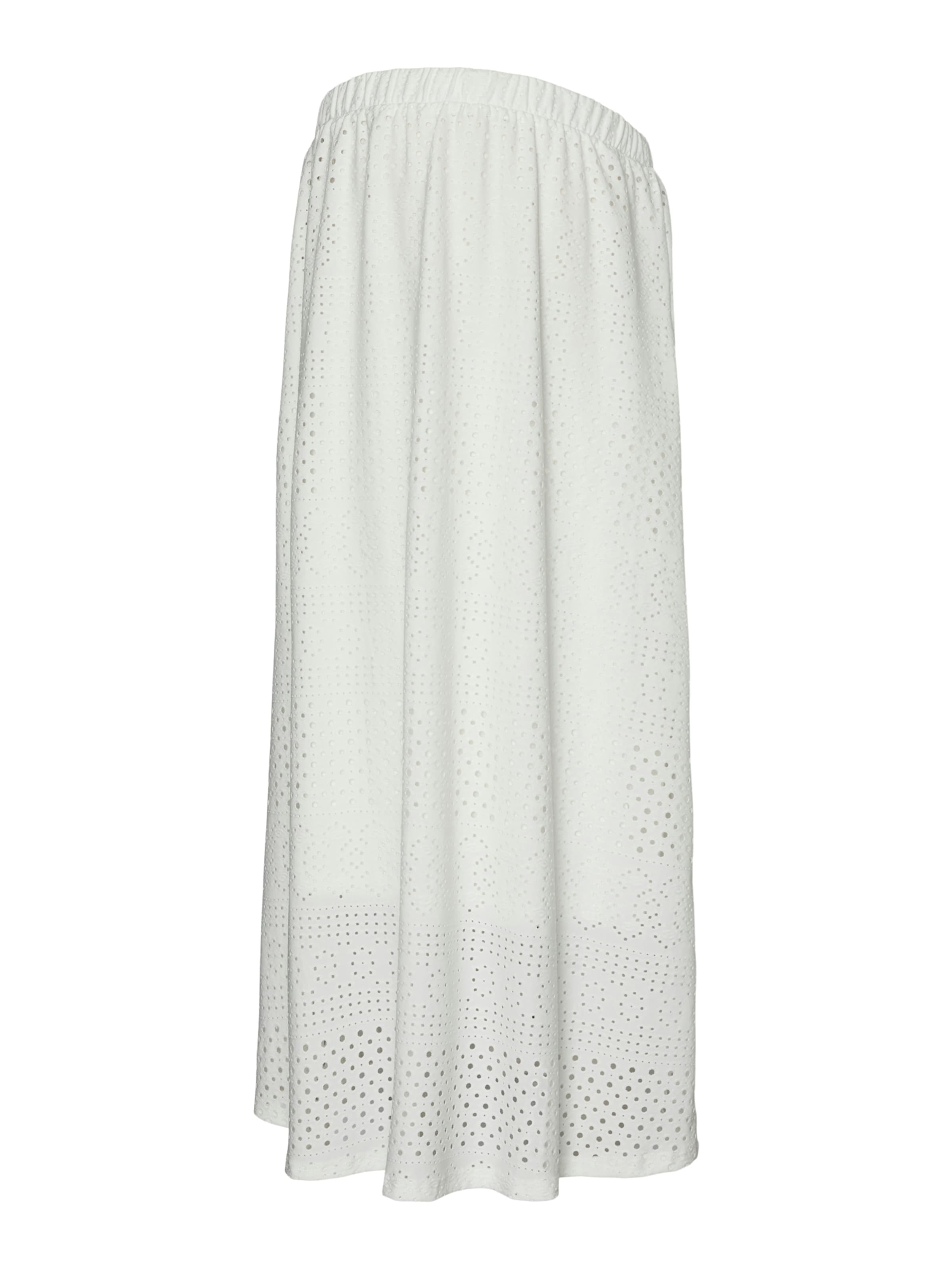 Gonna &#x27;MLAngia&#x27; di MAMALICIOUS in bianco: frontale