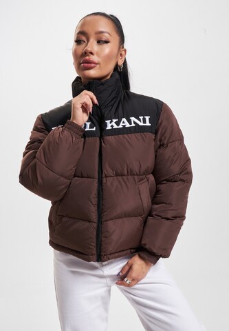 Karl Kani - Chaqueta de invierno en marrón: frente