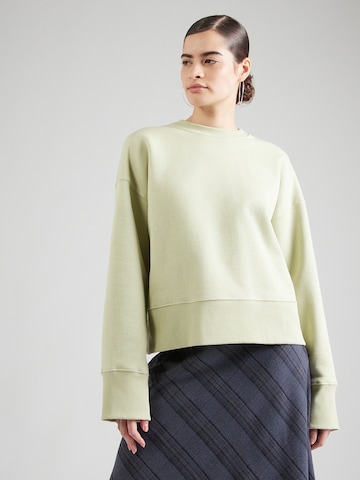 Sweat-shirt 'JELENA' TOPSHOP en vert : devant