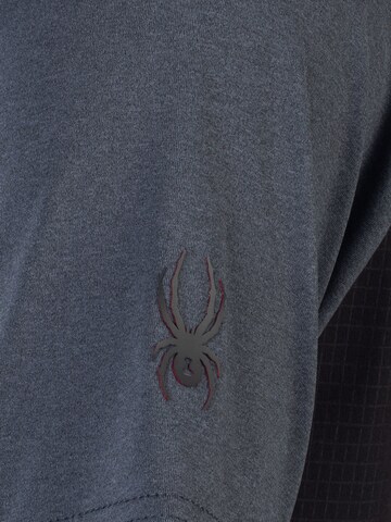 T-Shirt fonctionnel Spyder en gris