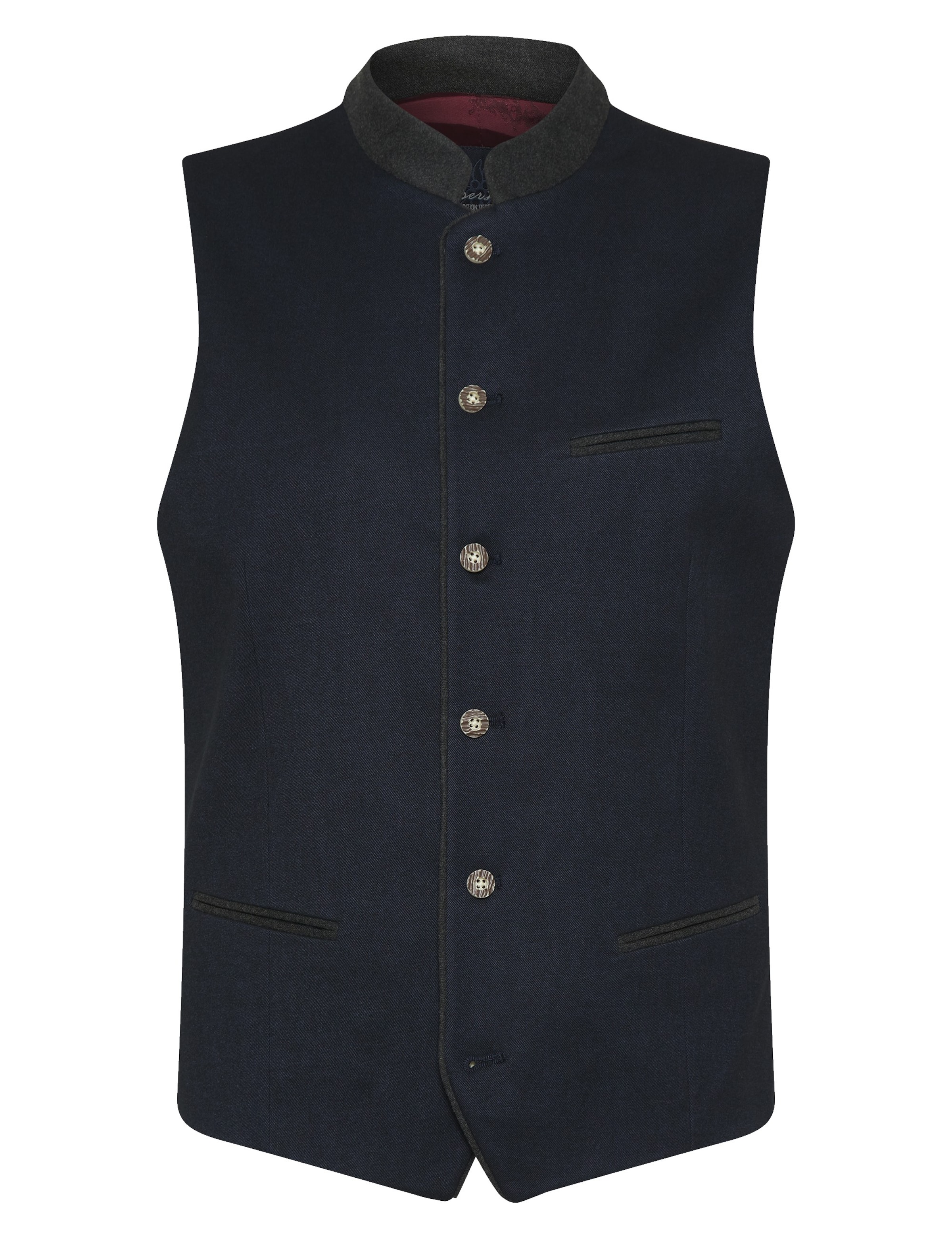 KaiserLich Trachtenweste '5434' in Blau: Vorderseite