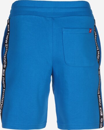 Regular Pantalon de sport new balance en bleu