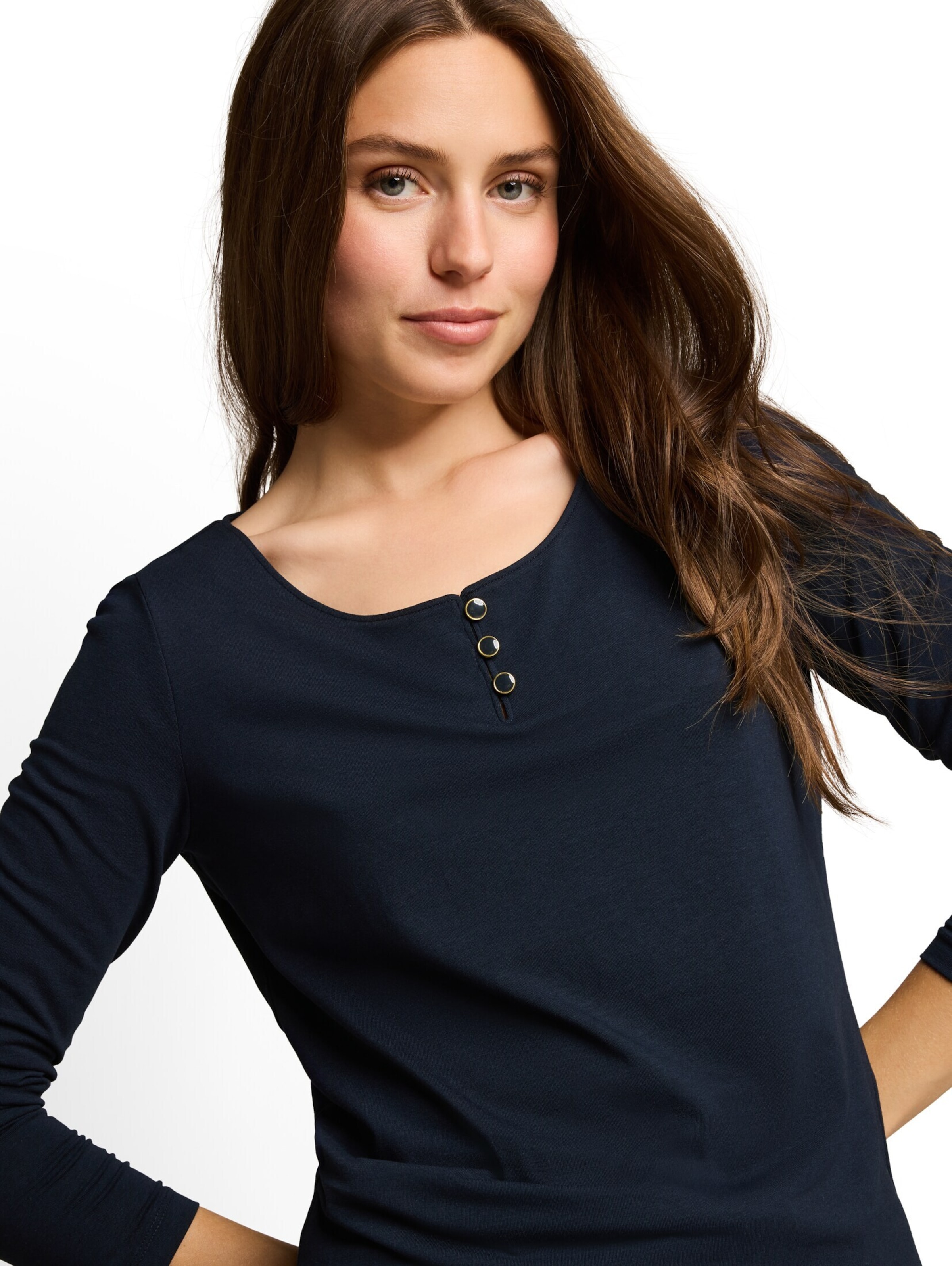 TOM TAILOR Shirt in Blau