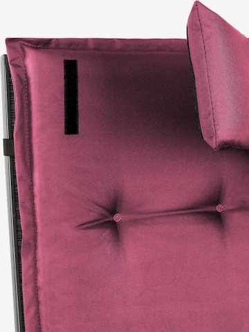 Aspero Stuhlauflagen 'Palermo' in Rot