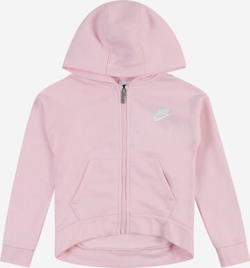 Nike Sportswear - Casaco em moletão 'CLUB FLEECE' em rosa: frente