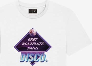 Bolzplatzkind T-Shirt in Weiß: predná strana