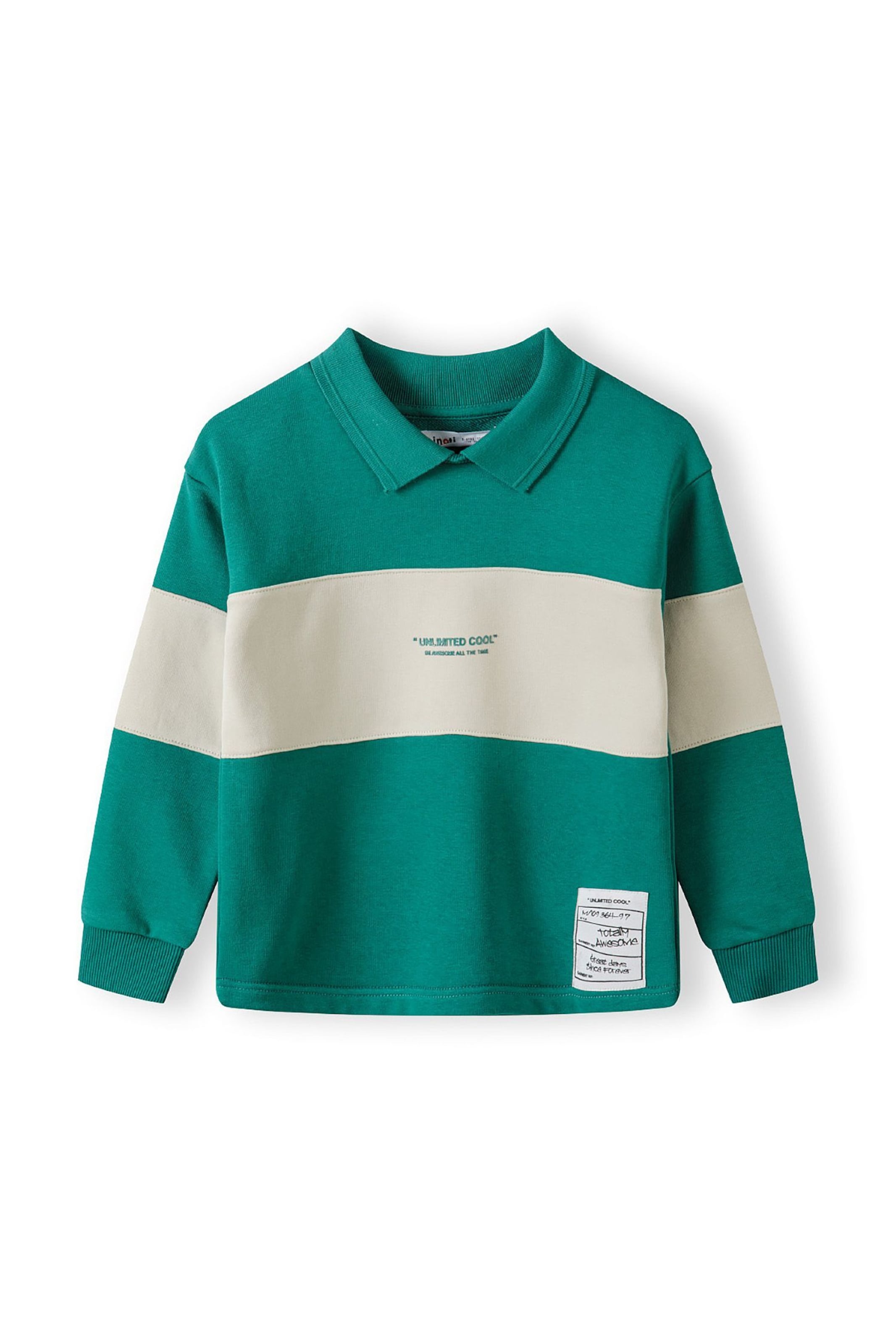 MINOTI Sweatshirt in Groen: voorkant