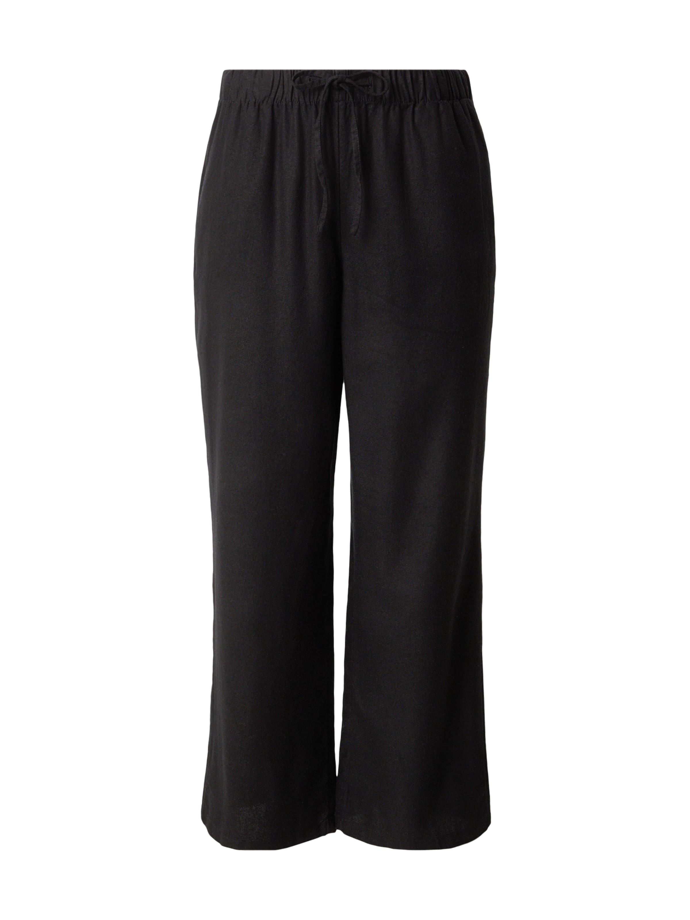 ONLY Carmakoma - Pantalón 'CARGOA' en negro: frente