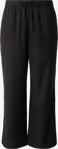 ONLY Carmakoma Широка кройка Панталон 'CARGOA' в черно: отпред