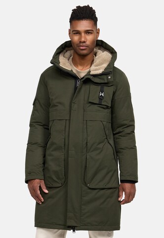 STONE HARBOUR Winter coat 'Cyriaan XX' in Green: front