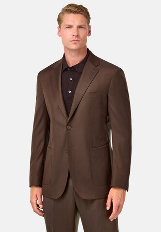 Boggi Milano Regular Suit in Brown