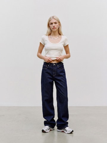 VERO MODA Loosefit Jeans 'VMVERA' in Blauw: voorkant