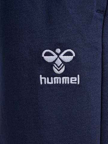 Hummel Tapered Sportbroek 'Go 2.0' in Blauw