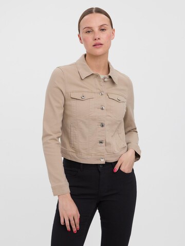 VERO MODA Between-season jacket 'Hot Soya' in Brown: front