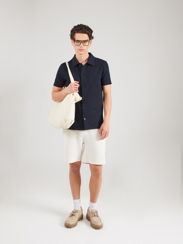 Lindbergh Regular fit Overhemd in Blauw
