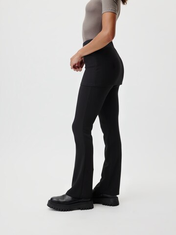 LeGer by Lena Gercke Boot cut Pants 'Mailin' in Black