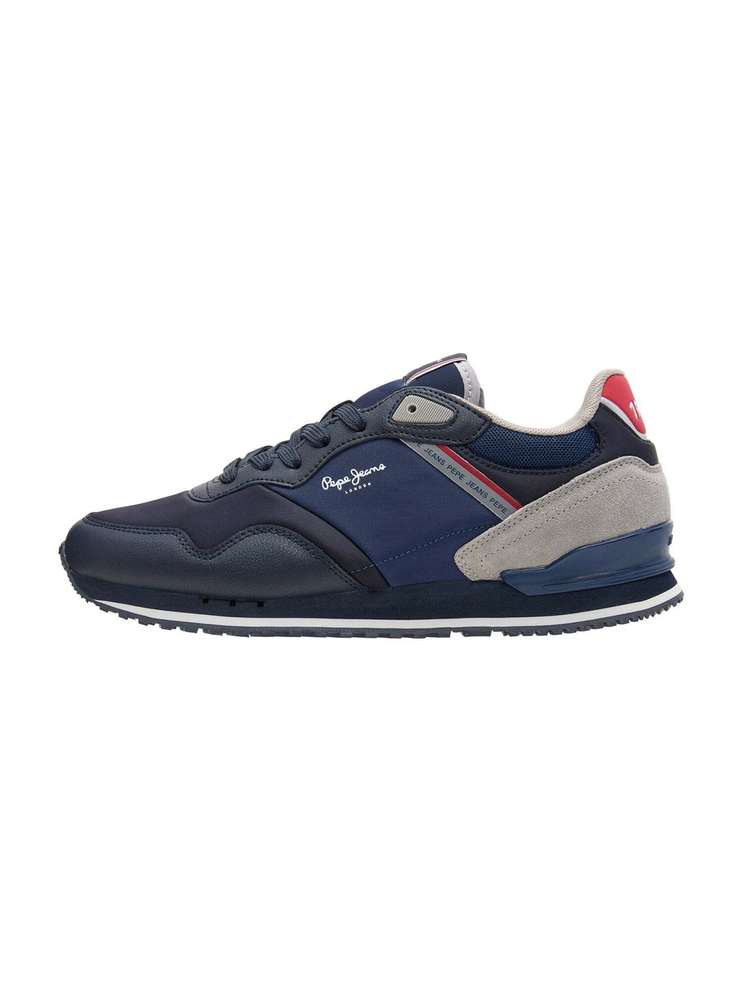Pepe Jeans Platform trainers in Blue: front