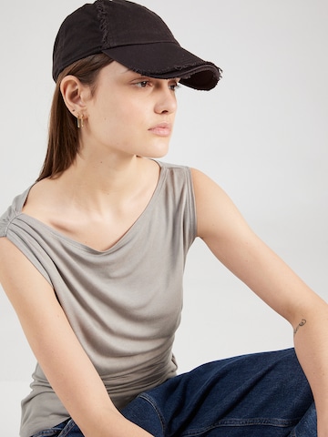 WEEKDAY Top 'Joan' in Grau