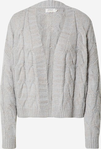 ONLY Knit Cardigan 'Leya' in Grey: front