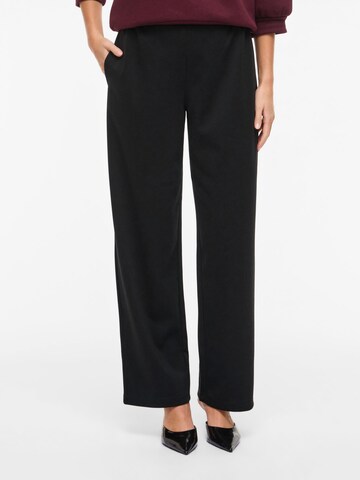 VILA Loose fit Trousers 'VIEllie' in Black: front