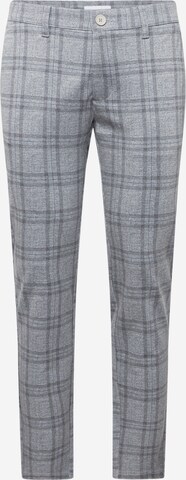 Coupe slim Pantalon 'MARK' Only & Sons en gris : devant