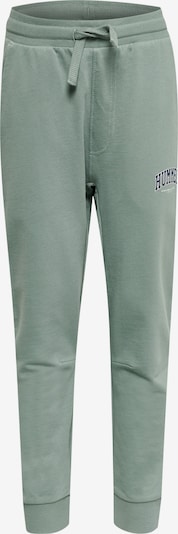 Hummel Broek 'FAST' in de kleur Donkerblauw / Groen / Wit, Productweergave