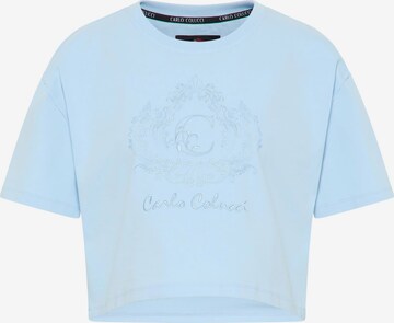 Carlo Colucci Shirt 'Daz' in Blue: front