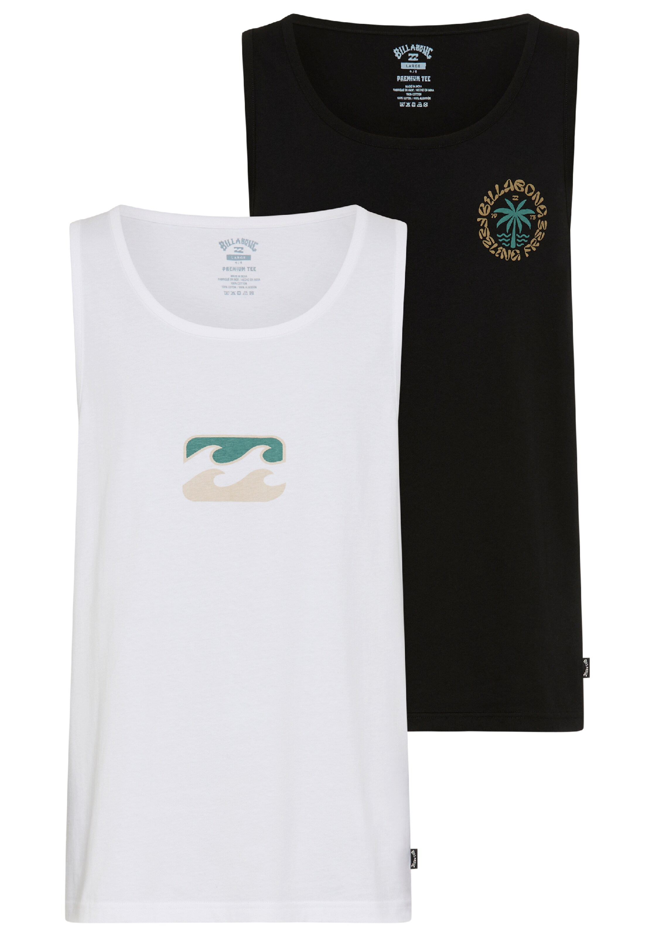 BILLABONG Shirt in S in Curry / Emerald / Black / White, Item view