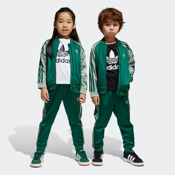 Survêtement 'Adicolor' ADIDAS ORIGINALS en vert : devant