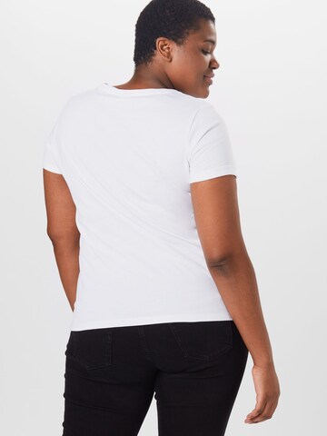 ONLY Carmakoma - Camiseta 'Antonia' en blanco