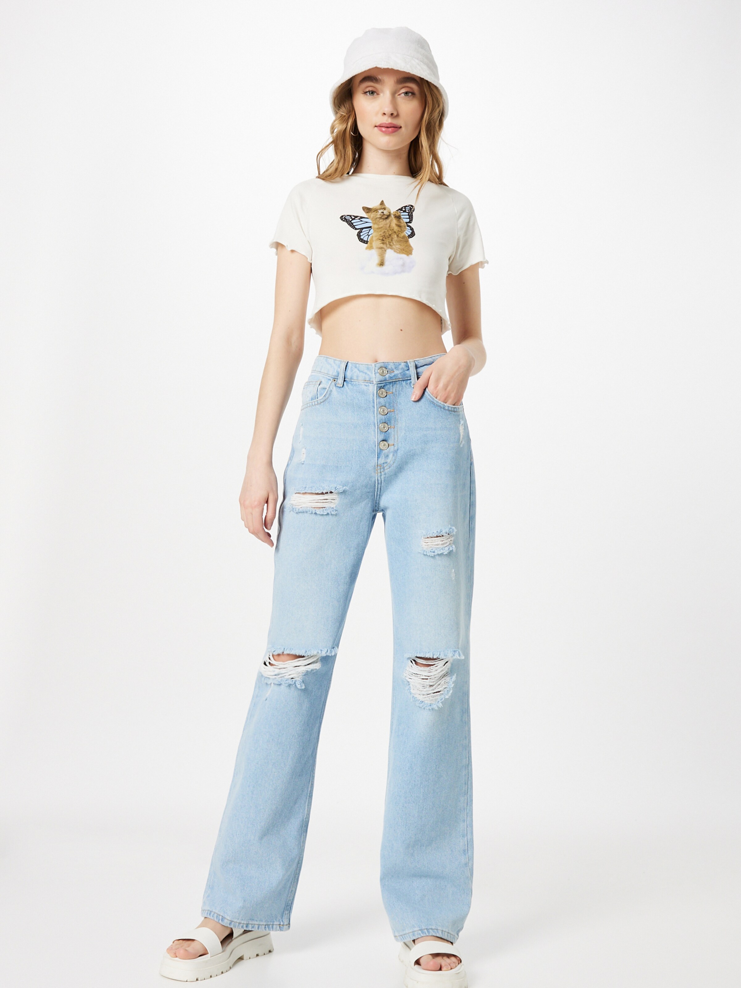 Frauen Jeans Trendyol Jeans in Hellblau - TB90717 Frauen Jeans Trendyol Jeans in Hellblau - TB90717