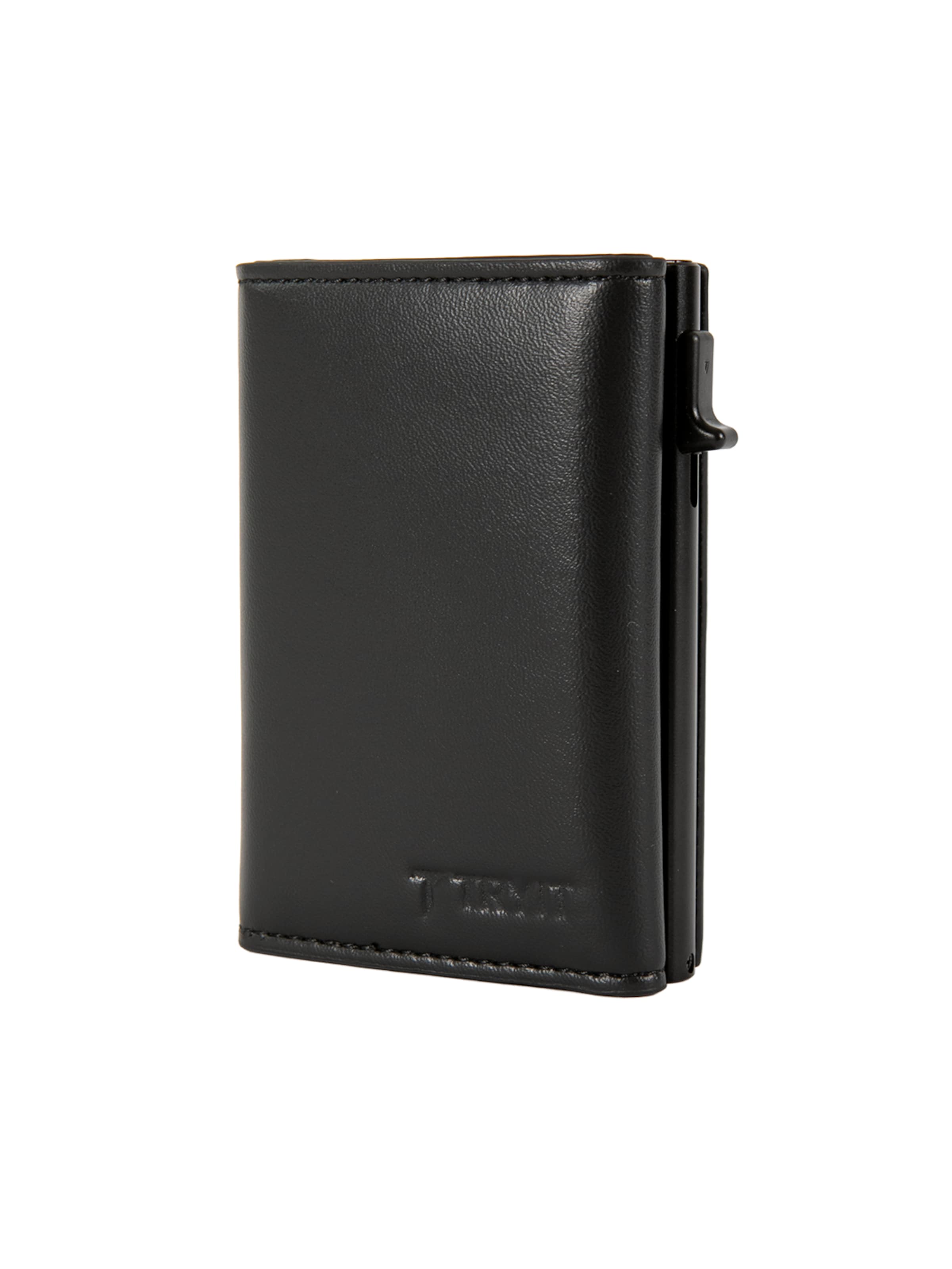 TRYIT Wallet in Black: front