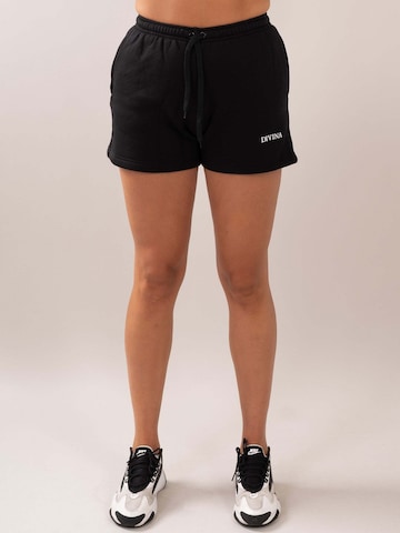 regular Pantaloni sportivi 'Comfy' di Divina in nero: frontale
