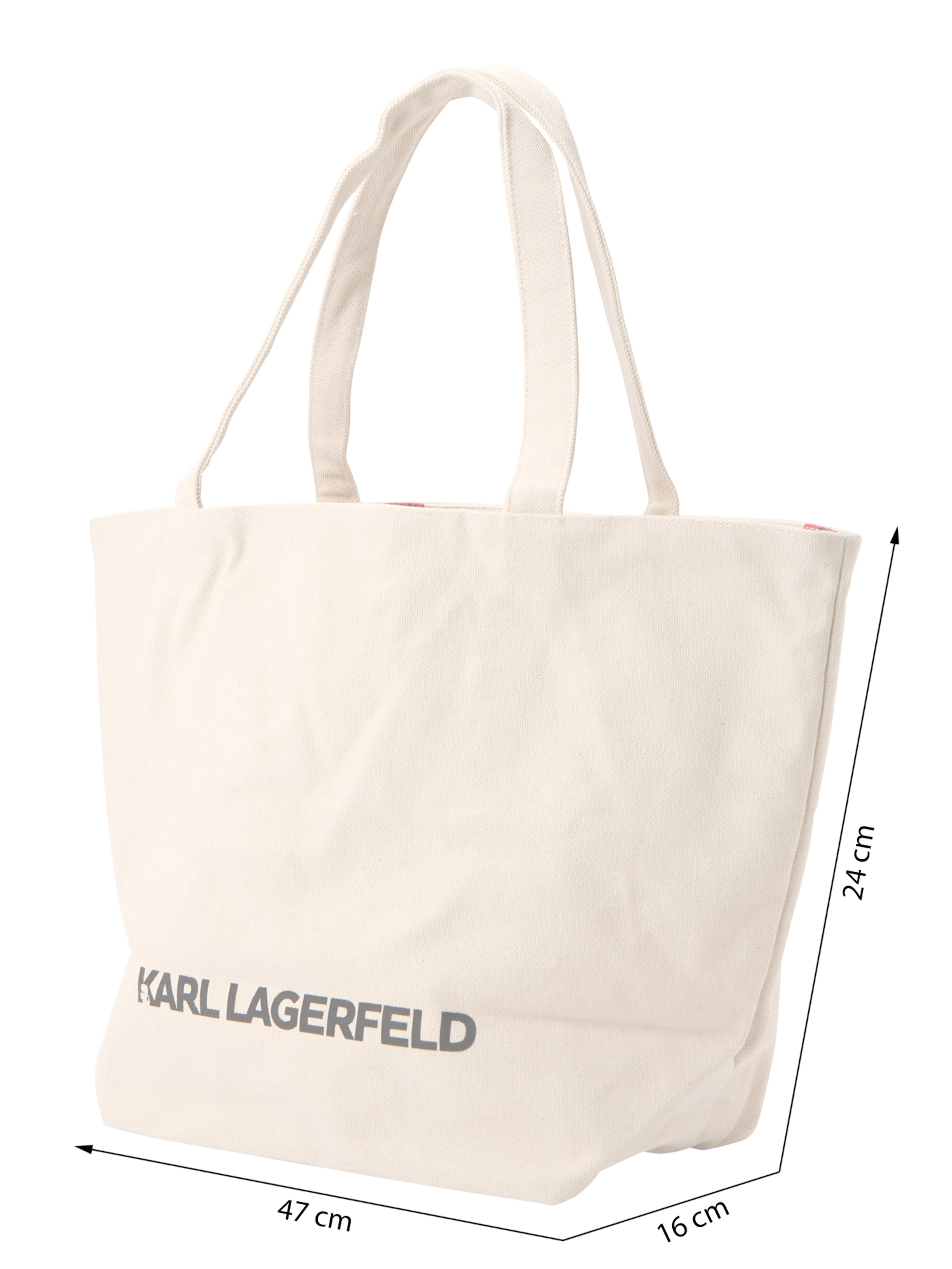 Karl Lagerfeld Μεγάλη τσάντα σε λευκό