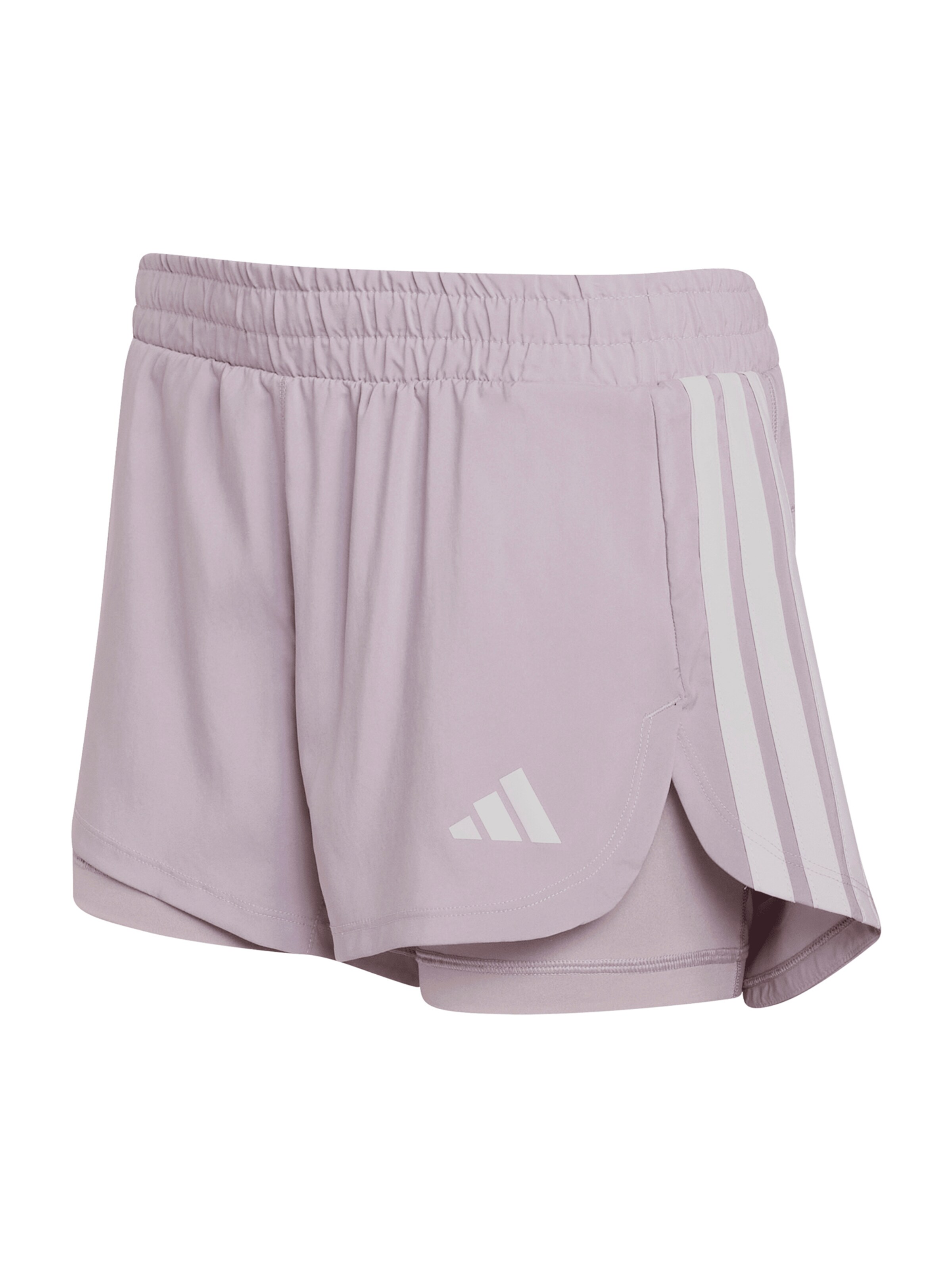 ADIDAS PERFORMANCE Pantalon de sport 'PACER' en lilas / blanc, Vue avec produit