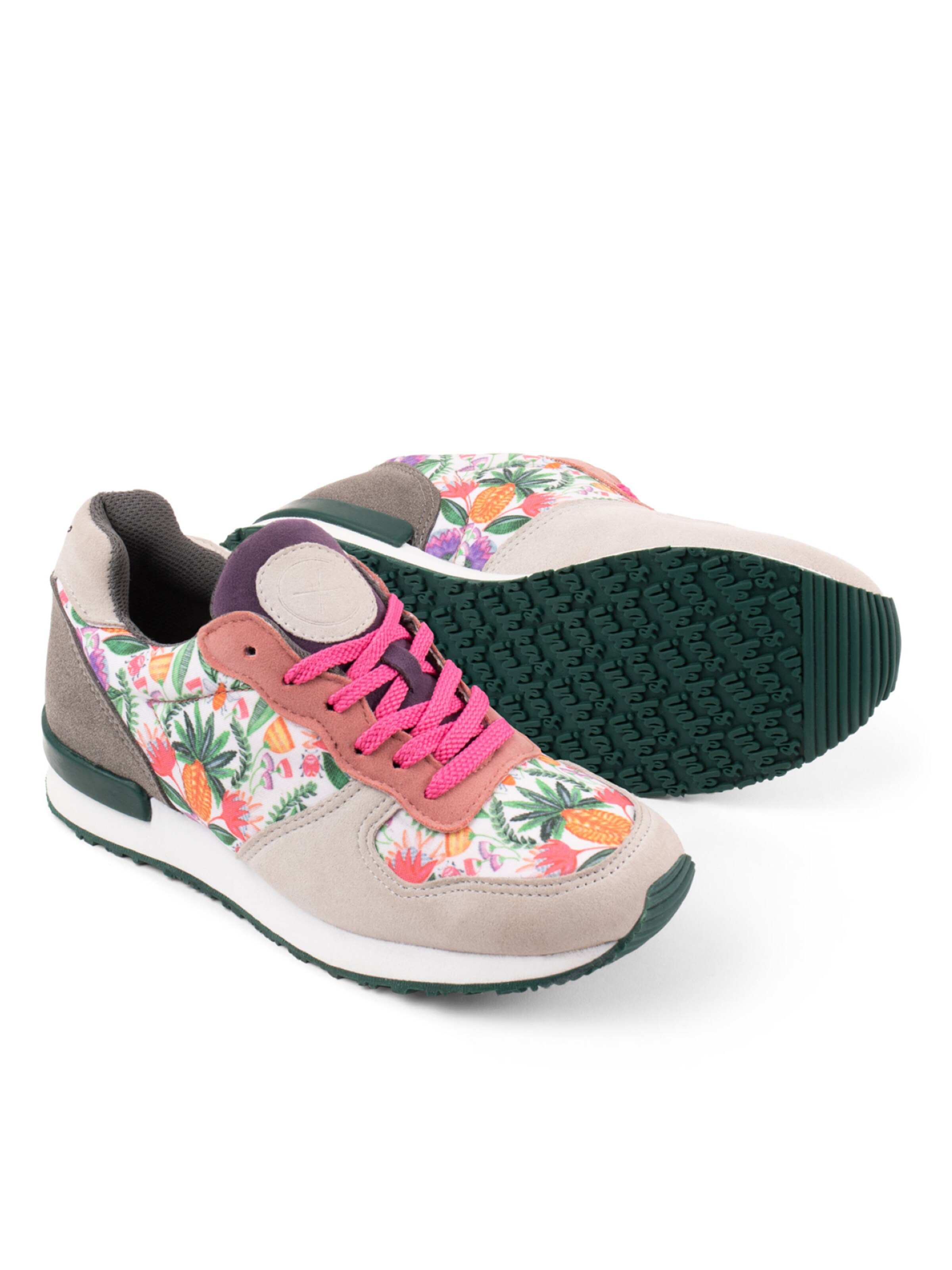 inkkas Sneaker low 'Inkkas Abacaxi Vegan Sneaker – Tropischer Damen-Sneaker aus veganem Material'‌‌‌‌ in Mischfarben