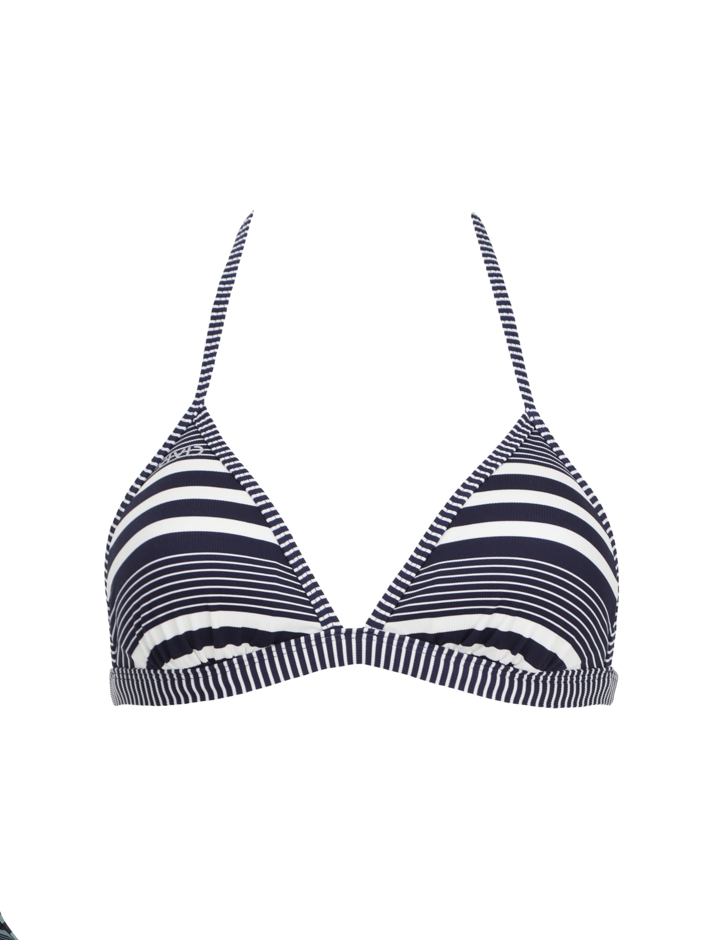 VIVID Τρίγωνο Τοπ μπικίνι 'Mix&Match' σε μπλε: μπροστά