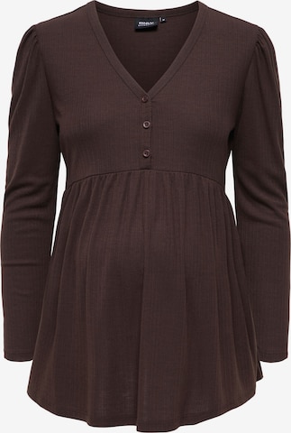 Only Maternity - Blusa 'OLMCamoni' en marrón: frente