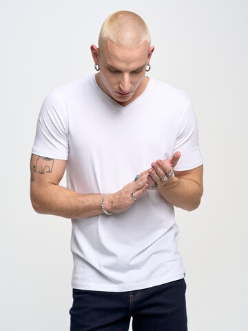 T-Shirt 'Supiclassicov' BIG STAR en blanc