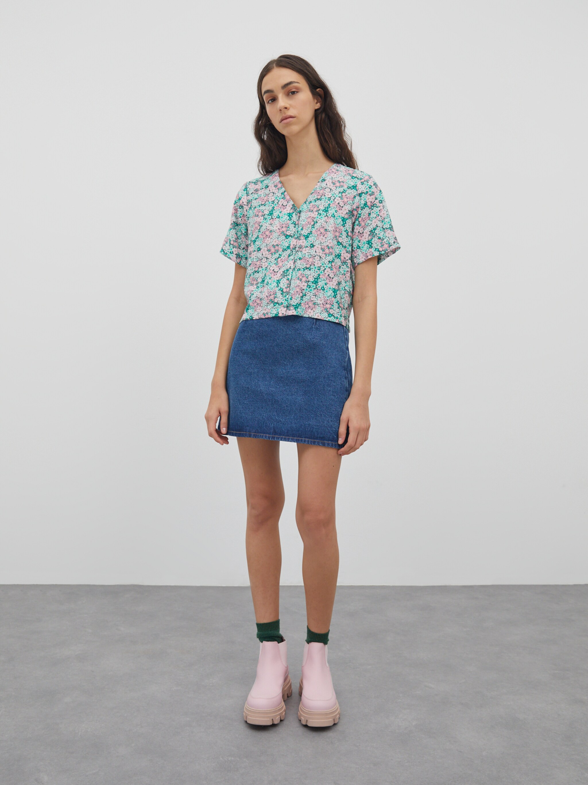 EDITED Producten Blouse 'Naya' Groen