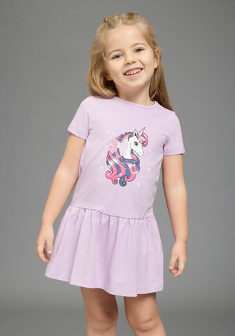 Kidsworld Dress in Purple: front