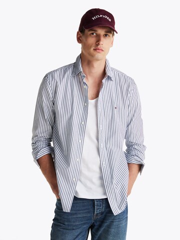TOMMY HILFIGER Regular fit Button Up Shirt in Blue: front