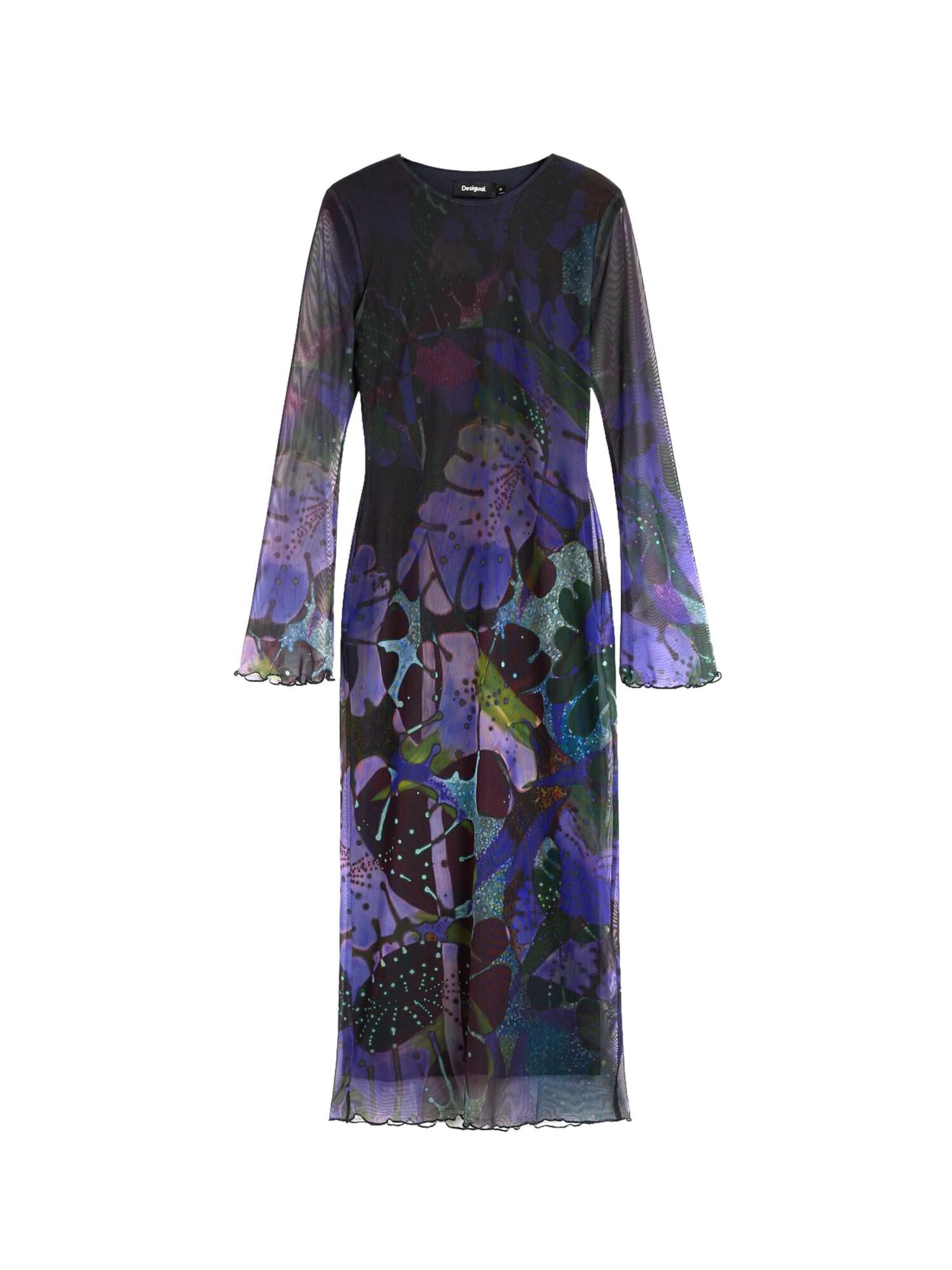 Desigual Robe 'S. L. Lacroix' en 36 en bleu / mélange de couleurs, Vue avec produit