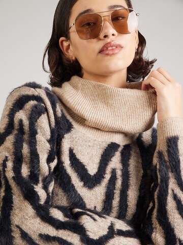 Vero Moda Curve Свитер 'VMCVALENTINA' в Бежевый
