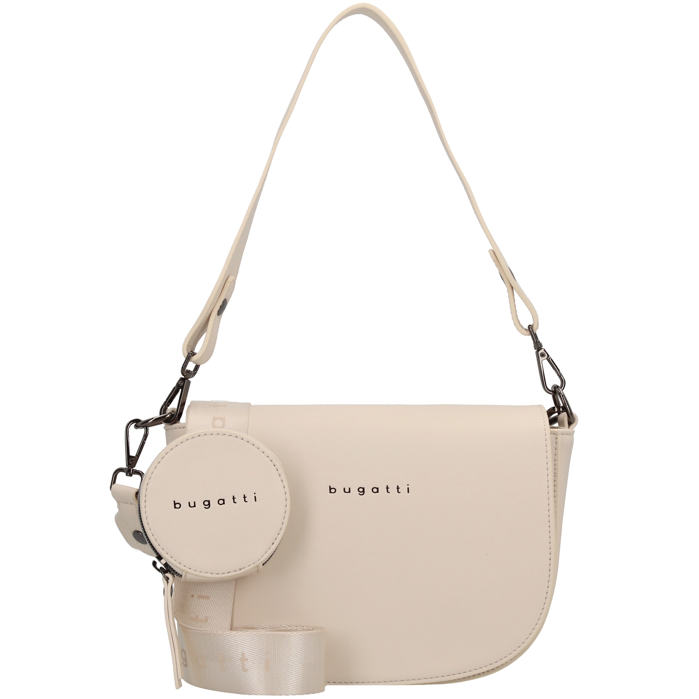 bugatti Schultertasche 'Almata' in Beige: Vorderseite