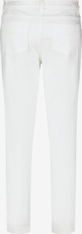 Coupe slim Pantalon Betty Barclay en blanc