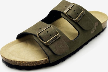 thies Mules in Green: front