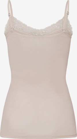 Hanro Top ' Woolen Lace ' in Pink
