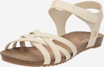 MUSTANG Sandal i beige: framsida